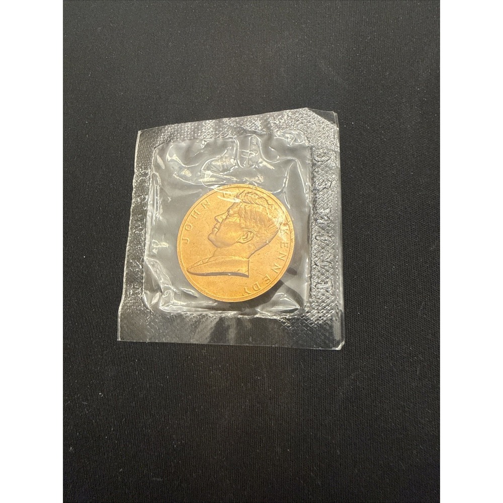 1961 JFK John F. Kennedy Inaugural Bronze Medal Coin Sealed